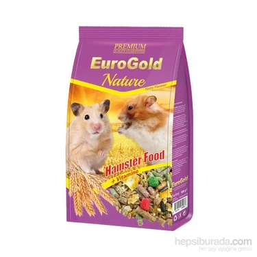 EuroGold Hamster Yemi Dengeli Beslenme İçin 500 Gr Doğal Besin ve Vitamin