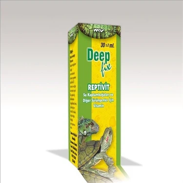 Deep Fix Reptivit Kaplumbağa Vitamini 30 ml Su Kaplumbağaları ve Sürüngenler için Multivitamin