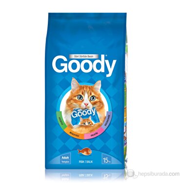 Goody Balıklı Yetişkin Kedi Maması 15