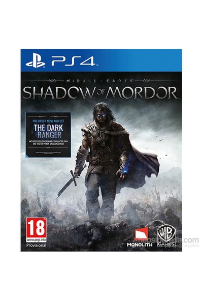 Middle Earth Shadow Of Mordor PS4
