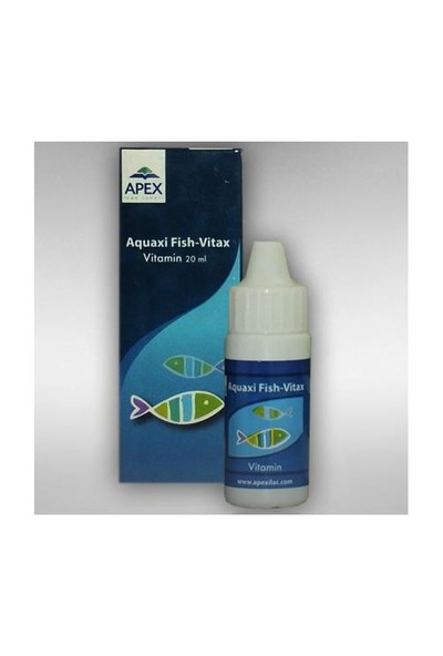 Apex Fish Vitax Akvaryum Balık Vitamini 20 Ml