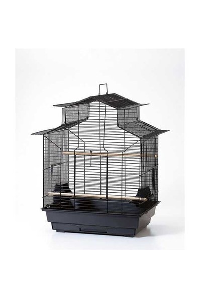 Qh Pet Cage Papağan Kafesi Karışık Renkli (46.5 X 36 X 66)