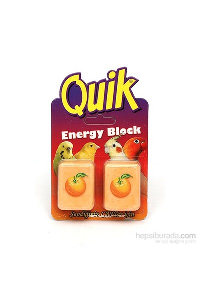 Quik Enerji Bloğu Portakallı 2Li