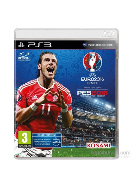 Pes 2016 (Euro 2016) Ps3 Oyun (Türkçe Menü)