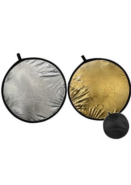 Star 80Cm Silver & Gold Reflektör