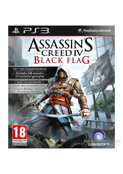 Ps3 Assassıns Creed 4 Black Flag Specıal Edıtıon