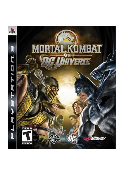 Warner Bros Mortal Kombat Vs Dc Universe Ps3 Oyun