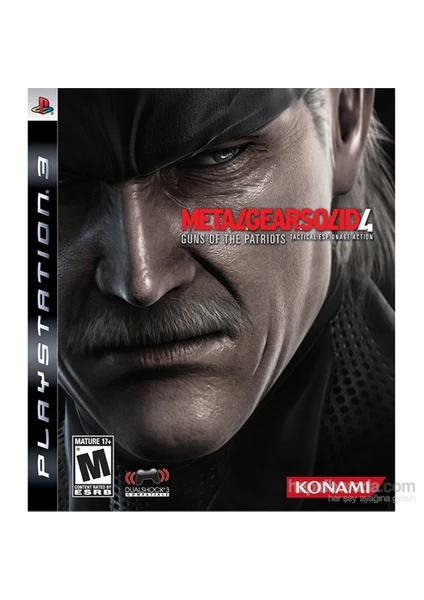 Metal Gear Solid 4 Guns Of The Patriots Ps3 Oyunu