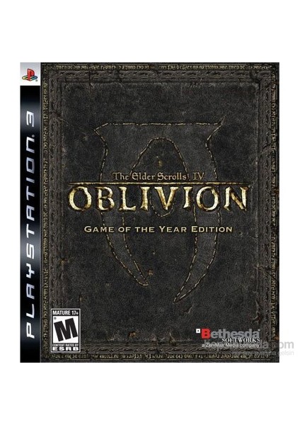 The Elder Scrolls Iv G.O.T.Y.E Ps3 Oyunu