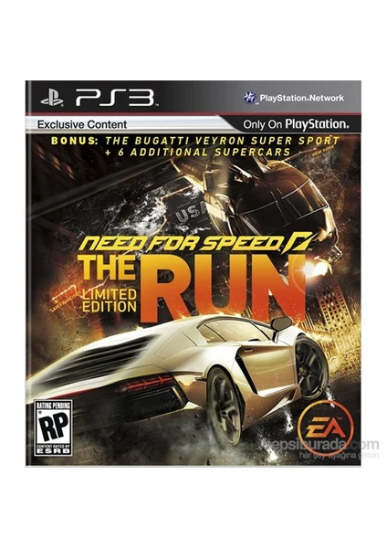 Need For Speed The Run Limited Edition Ps3 Oyunu