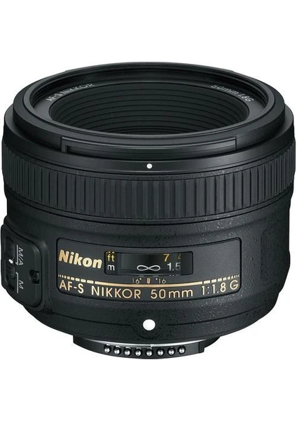 AF-S 50mm f/1.8 G Lens İthalatçı Garantili