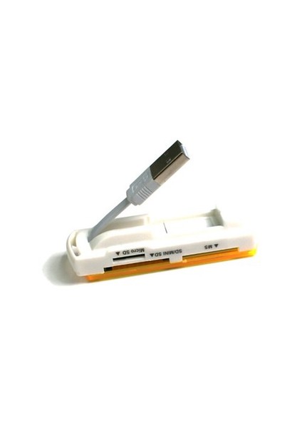 USB 2.0 Kart Okuyucu Turuncu Cr-19