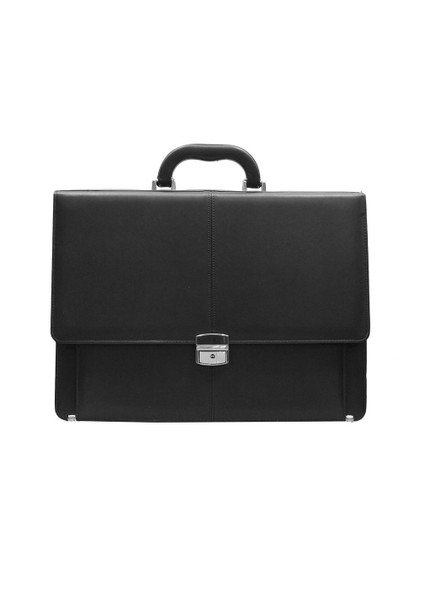 2016 Geniş Çok Bölmeli Deri Evrak Çantası