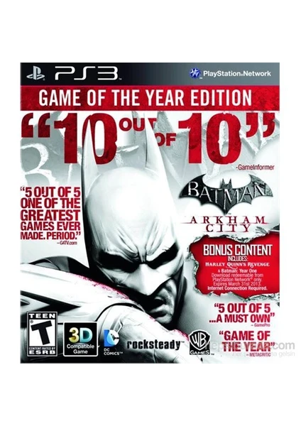 Batman Arkham City Goty PS3