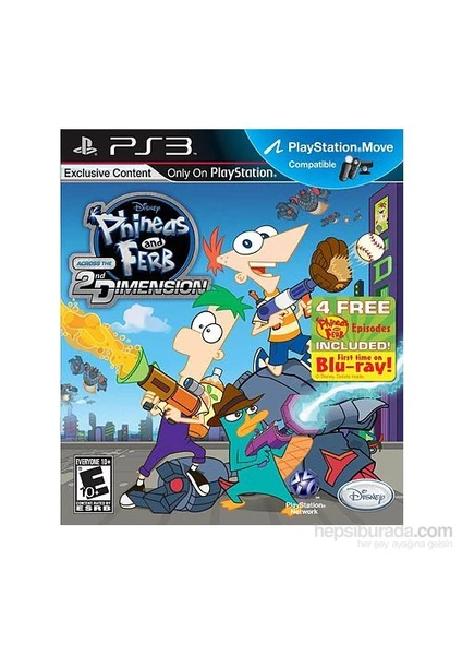 Phineas And Ferb Across The 2nd Dimension PS3