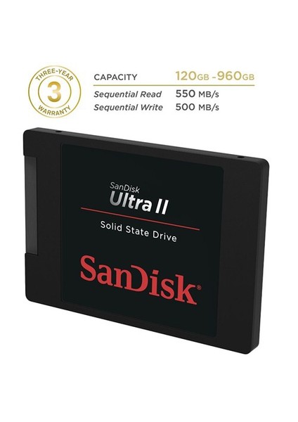 Ultra 2 240GB 550MB-500MB SATA3 SSD