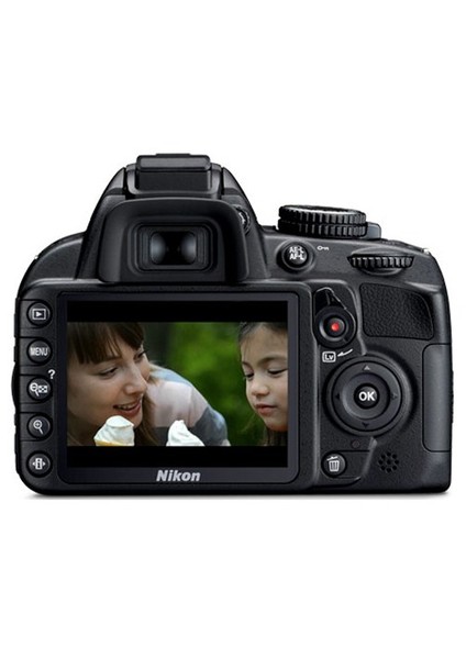 D3100 18-55 VR + 55-200 VR Kit 14.2 MP 3" LCD Dijital SLR Fotoğraf Makinesi indirimleri