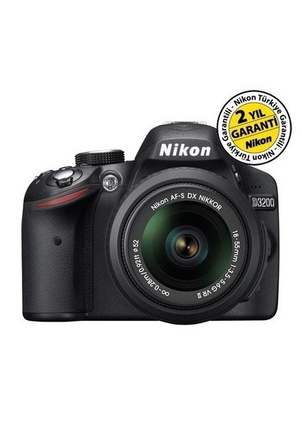 D3200 18-55 VR II KIT Profesyonel Fotoğraf Makinesi