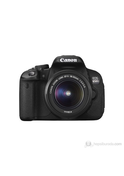 Eos 650D 18-55 mm 18MP 3.0" LCD SLR Fotoğraf Makinesi(Dokunmatik Ekran)