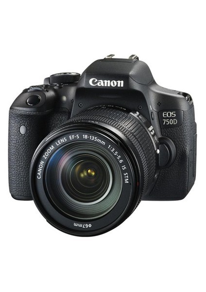 Eos 750D 18-135Mm Is Stm Dslr Fotoğraf Makinesi (İthalatçı Garantili)