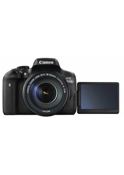 Eos 750D 18-135Mm Is Stm Dslr Fotoğraf Makinesi (İthalatçı Garantili)
