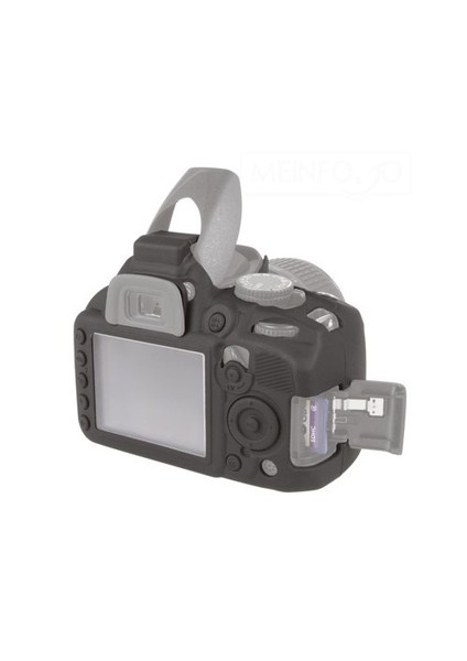 EasyCover Nikon D3100 Silikon Kılıf ECND3100 ( Siyah )