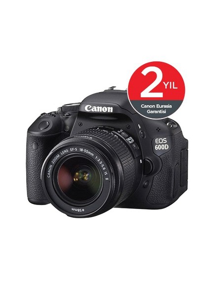Eos 600D 18-55mm IS II SLR Dijital Fotoğraf Makinesi