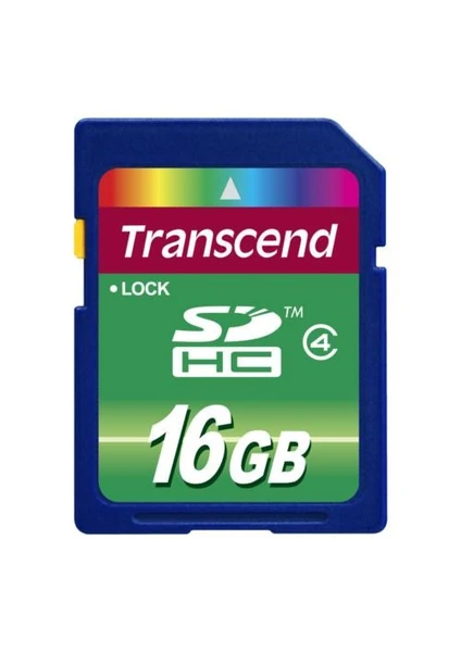 16 GB Class 4 SDHC Hafıza Kartı TS16GSDHC4