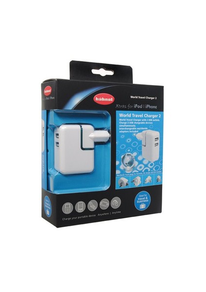 Xtras USB World Travel Charger II