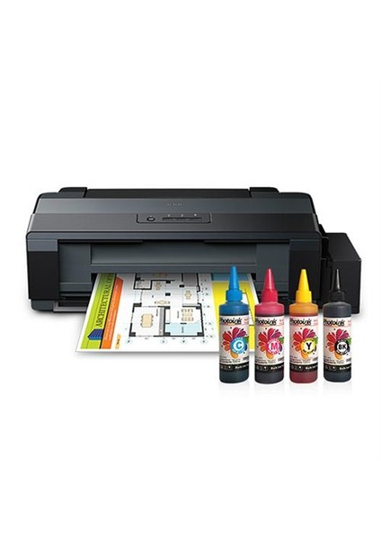 L1300 Its Kuşe 4 Renk Bitmeyen Kartuşlu A3+ Yazıcı