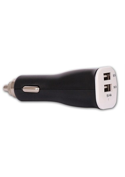 Retro RCA-U03B Tablet Pc 5V 4Amper 20Watt Siyah Araç Şarj Adaptörü