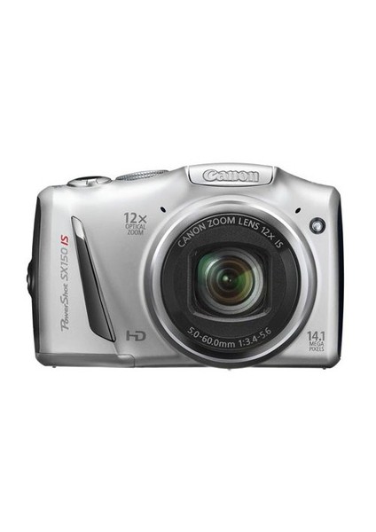 PowerShot SX150 IS 14.1MP 12X Optik Zoom 3.0" LCD HD Çekim Dijital Fotoğraf Makinesi