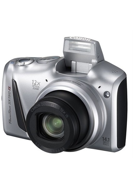 PowerShot SX150 IS 14.1MP 12X Optik Zoom 3.0" LCD HD Çekim Dijital Fotoğraf Makinesi
