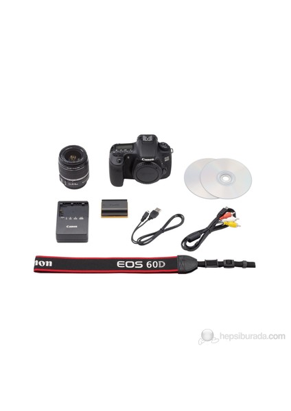 EOS 60D 18-55mm IS 18 MP 3.0" LCD DSLR Dijital Fotoğraf Makinesi