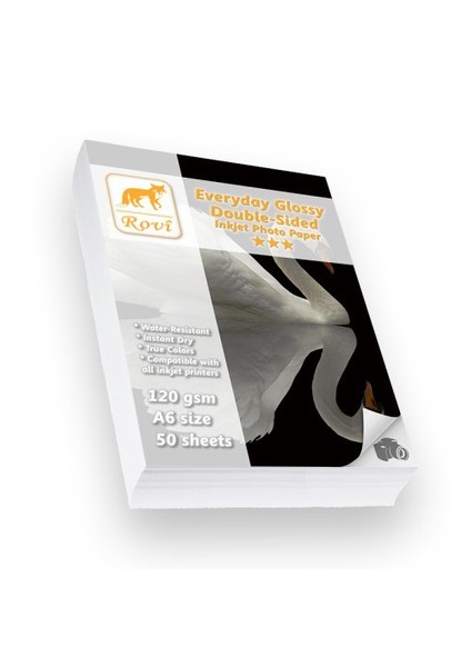 Everyday Parlak Çift Taraflı Fotoğraf Kağıdı - 120Gsm - 50Yp - A6