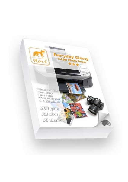 Everyday Parlak Fotoğraf Kağıdı - 200Gsm - 50Yp - A3