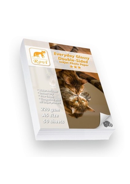 Everyday Parlak Çift Taraflı Fotoğraf Kağıdı - 220Gsm - 50Yp - A5