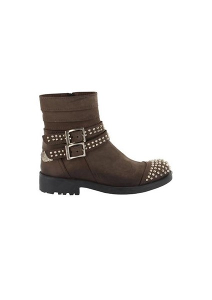 509-18 Dark Brown Kadın Çizme