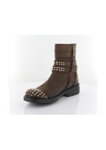 509-18 Dark Brown Kadın Çizme modelleri