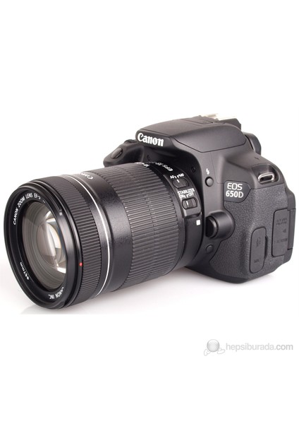 EOS 650D 18-135MM IS STM 18MP 3.0" LCD SLR Fotoğraf Makinesi (Dokunmatik Ekran)