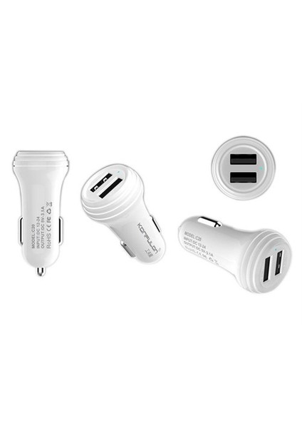 Konfulon 3.1A Araç Şarjı C20