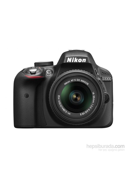 Dslr D3300 18-55Vr Iı + 55-200Vr Iı Duble Kit Fotoğraf Makinesi