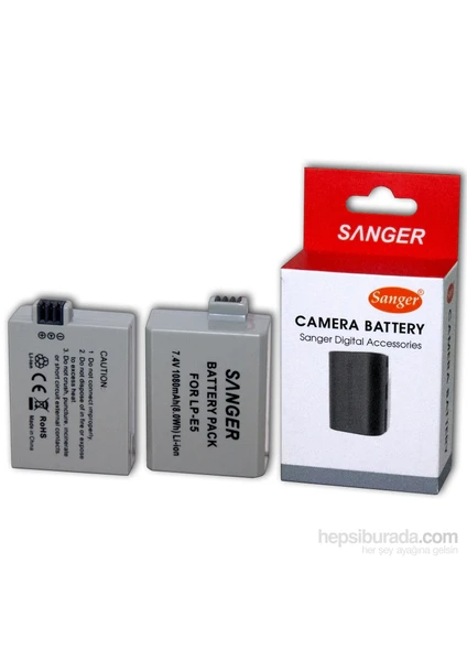 SANGER Canon Lp-e5 Batarya