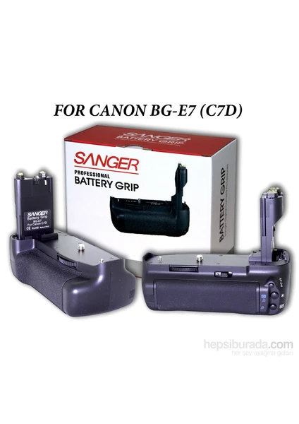 Canon 7D Bg-E7 Sanger Battery Grip