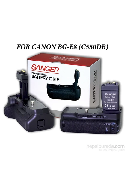 Canon 550D 600D 650D Bg-E8 Sanger Battery Grip