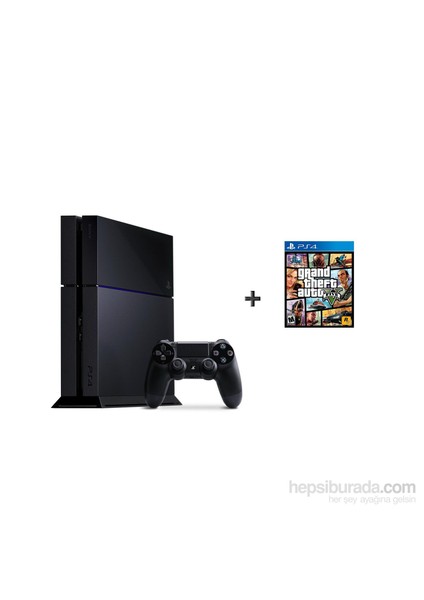 Playstation 4 500Gb Oyun Konsolu + Gta 5 Ps4 Oyun