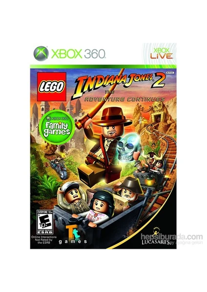 Lego Indiana Jones 2 Xbox 360