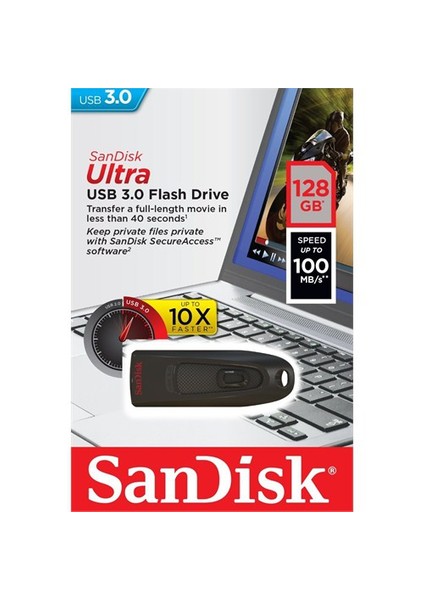 Ultra 128GB USB 3.0 Usb Bellek (SDCZ48-128G-U46)