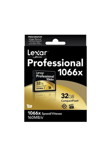 32GB 1066x Professional Compact Flash Hafıza Kartı LCF32GCRBEU1066