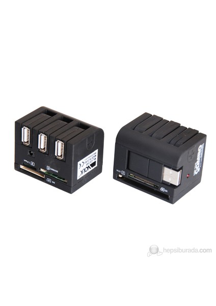 56 in 1 Combo Card Reader + 3 Port Usb Hub (ML-CE19B) fiyatları
